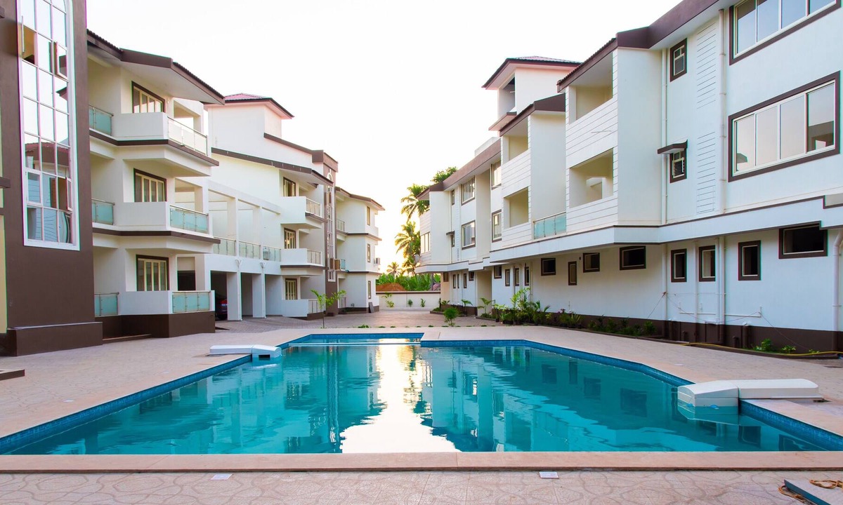 Fatrade Apartment | 1BHK apartment with swimming pool close to Beach