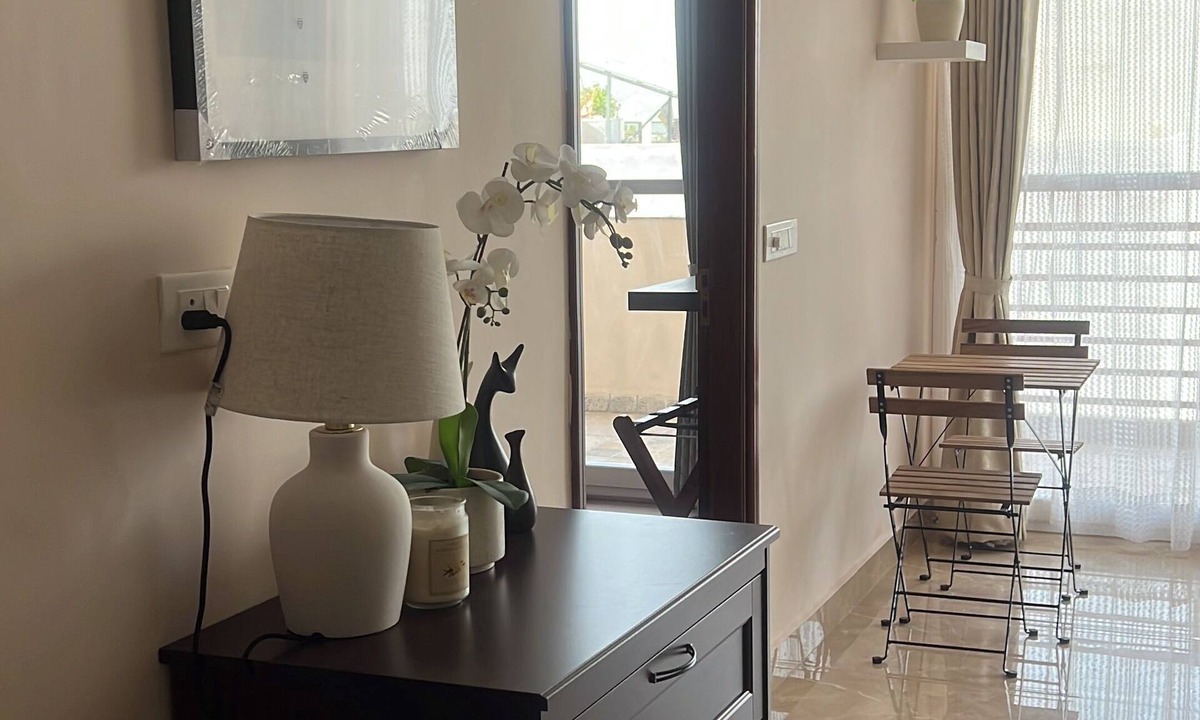 Mayapur Apartment | 2-bedroom modern condominium with hill views