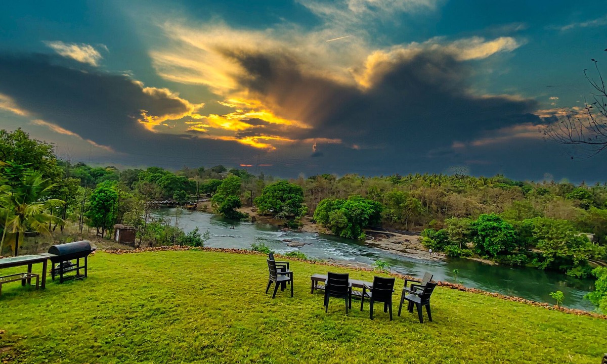 Karjat House | 3BHK Private Riverside Villa with Glass Room in Karjat