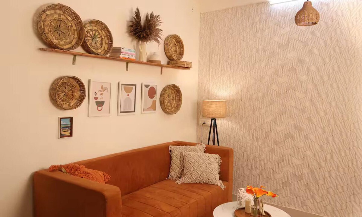 Sector 2 Apartment | AC 1 BHK in HSR - Balcony - Candle-light Dining