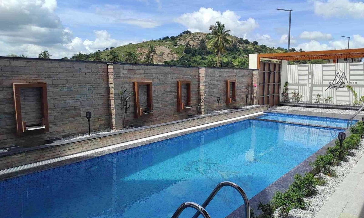 Chikkaballapur House | Amara Kosha Misty Hills - Skanda - Swimming Pool, Private Jacuzzi & Movie Room