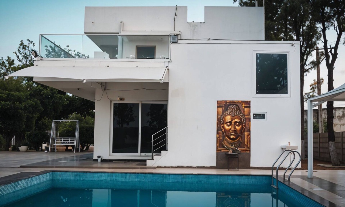 Gajwel House | Anandam Orchard 3BR Farmstay in Hyderabad by Homeyhuts
