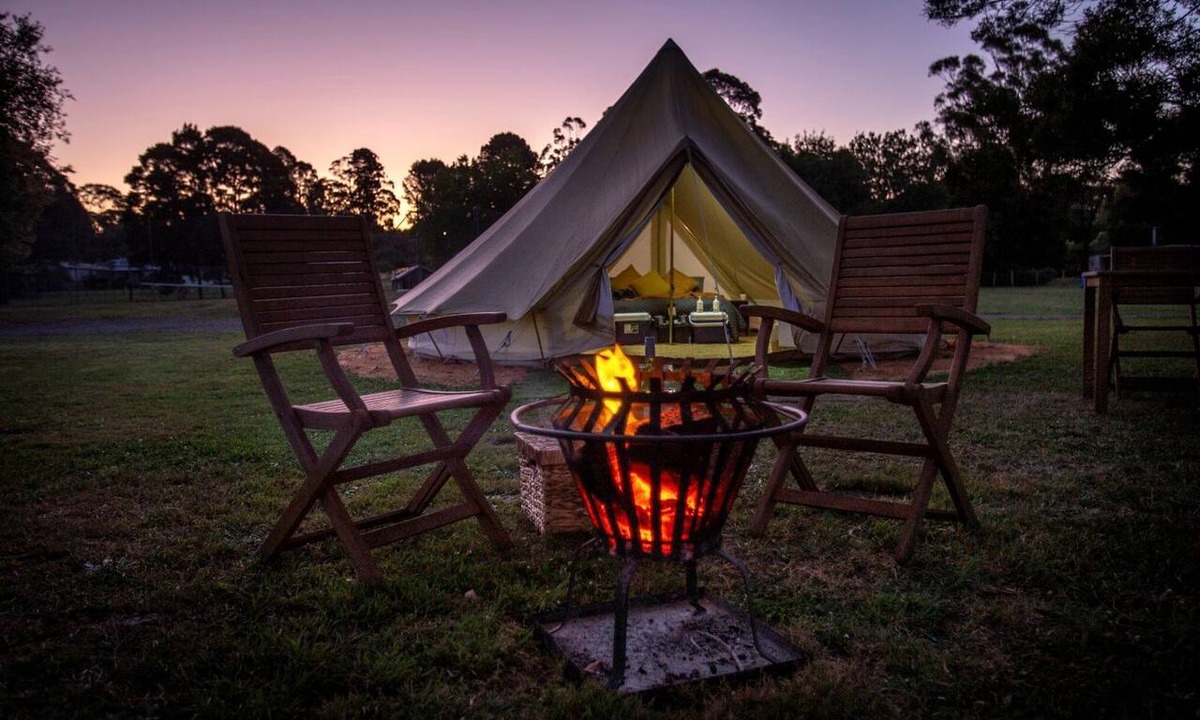 Forrest RV Rental | Bell Tent Retreat for Two in Victoria's Picturesque Otway Ranges, Australia