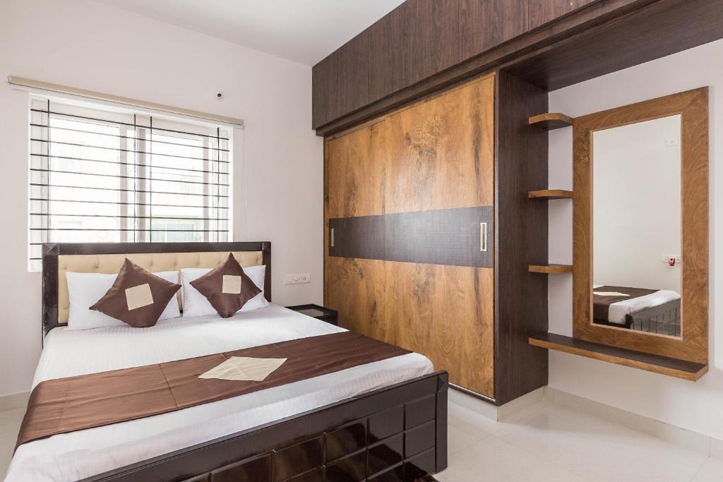 Sector 2 Apartment | BluO 1BHK City Centre HSR Layout - Balcony, Terrace Garden