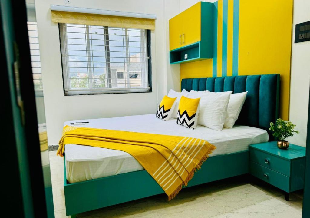 Gachibowli Apartment | BluO 2BHK Gachibowli - Kitchen, Lift, Parking