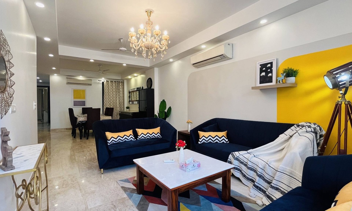 Greater Kailash Apartment | BluO 3BHK - M Block Market @ Greater Kailash