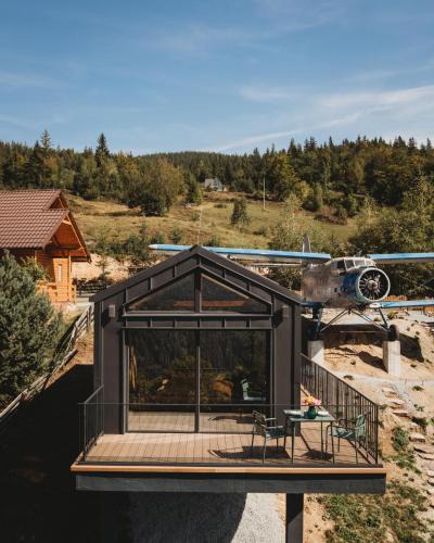 Horea House | Cabana romantica cu cer vizibil din pat - Apuseni Air Luna