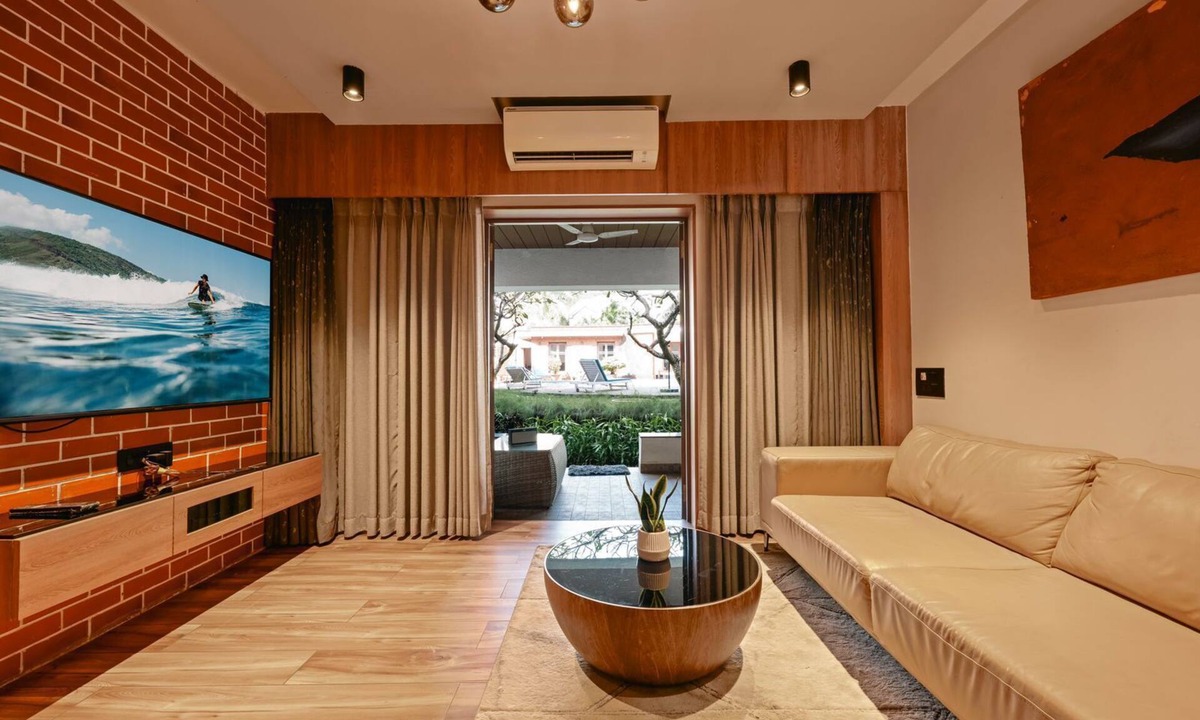 Arpora Apartment | Charming 1-bedroom apartment in delightful Arpora with WiFi, AC, fitness room