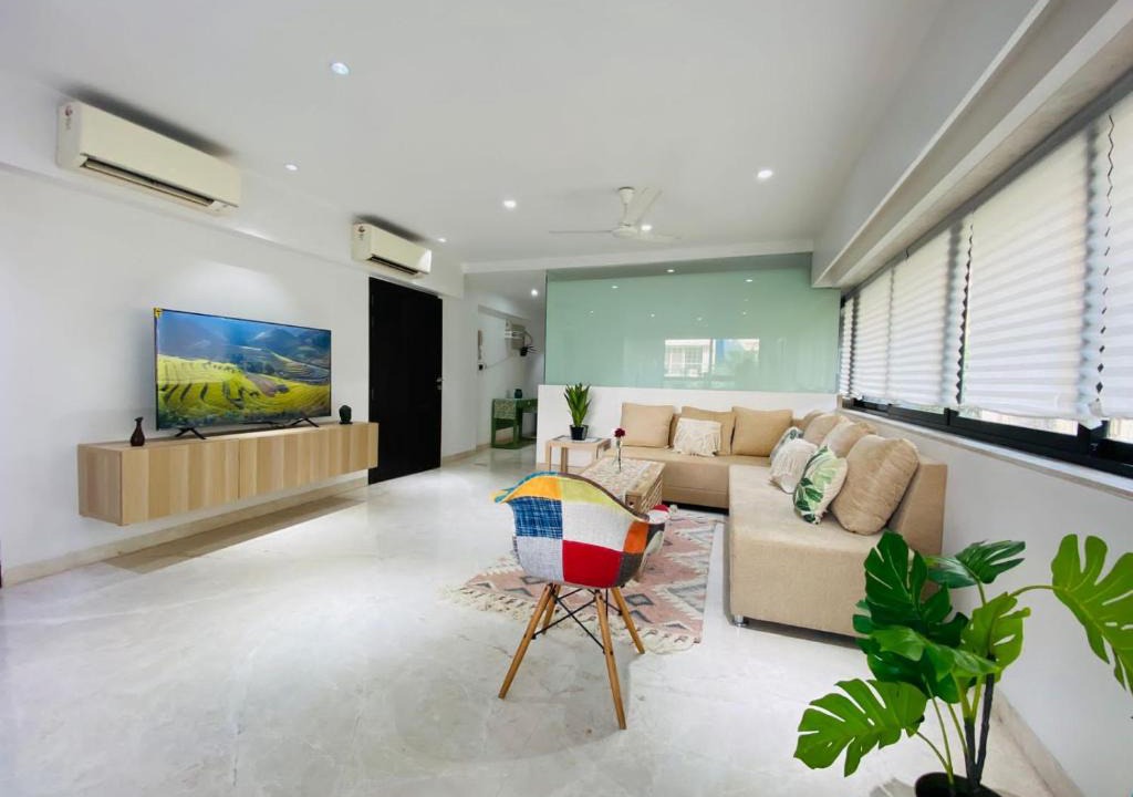 Bandra West Apartment | ConnektHomes -Modern 3Bed3Bath in Prime Bandra Neighborhood