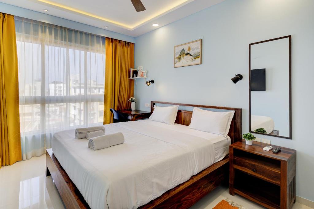 Chicalim Apartment | Coral BnB Premium 2 BHK Apartment - 5 km from Dabolim Airport