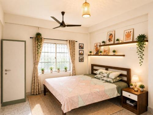 Tollygunge House | couple friendly room with balcony, kitchen private bath