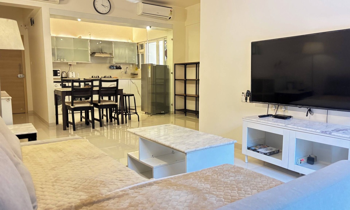 Chicalim Apartment | Cozy 2-bedroom apartment with AC & Dryer near Dabolim airport