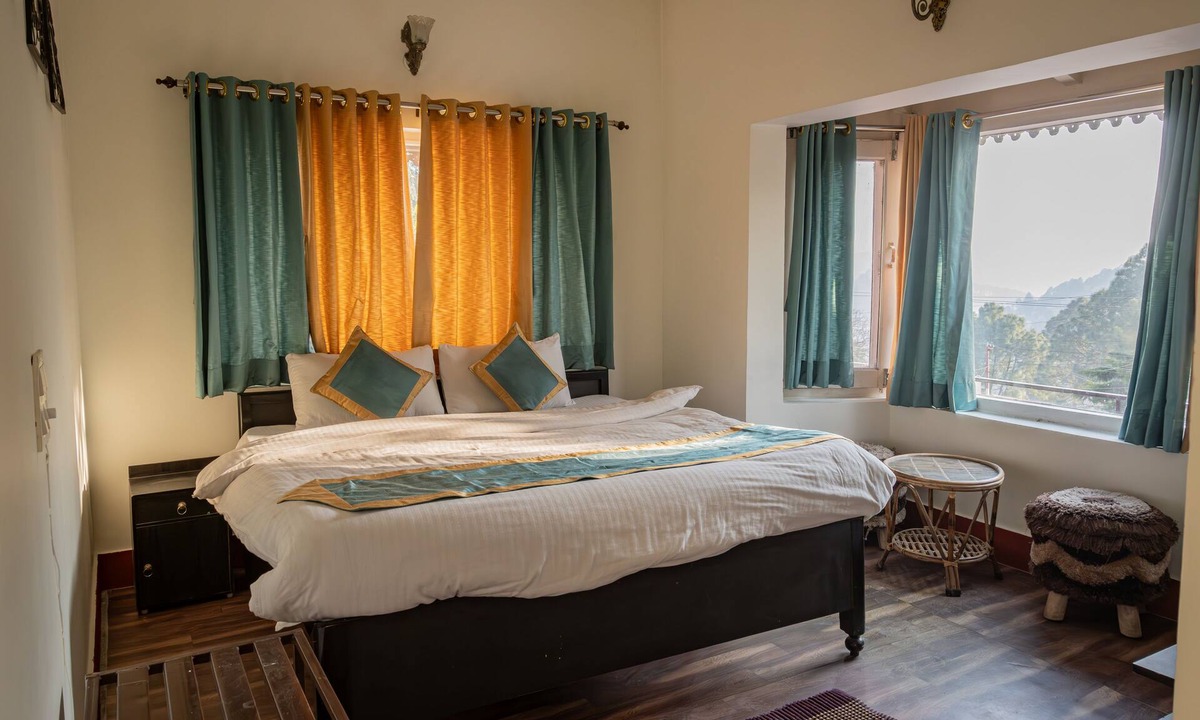 Bhimtal Apartment | Dew Drops Homestay, on the green hills of Nainital, Uttarakhand, India.