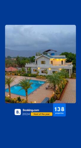 Gaulwadi Villa | Ekostay Gold Palm Estate I Cricket Turf I Rain Dance I 2 Acre Property