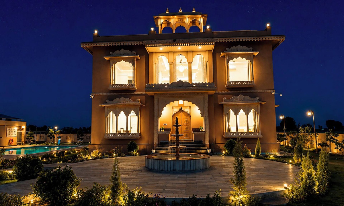 Jaipur Villa | ELIVAAS Nirvana 5BHK Farmhouse with Pool