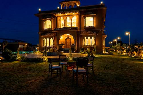 Jaipur Villa | ELIVAAS Nirvana Farms 5-BHK Farmhouse with Private Pool, Lounge Area and Garden