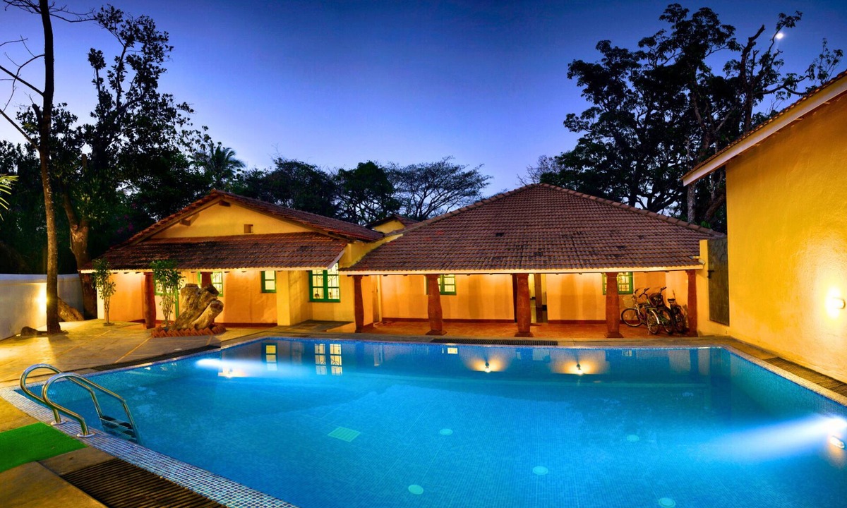 Chorao Villa | ELIVAAS Terra Rosa 4 BHK Villa With Pool
