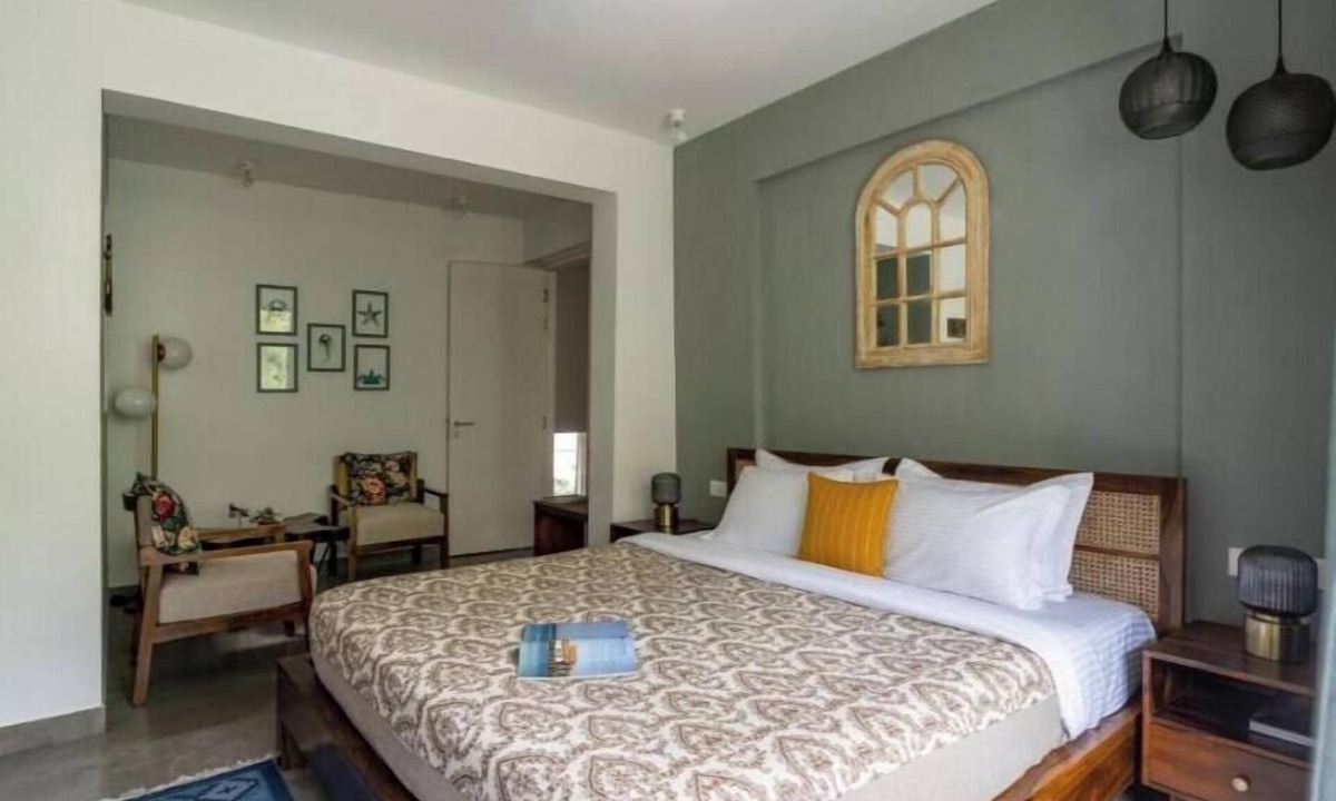 Reis Magos Apartment | ElReino- Amazing 2BHK Private Pool Apt