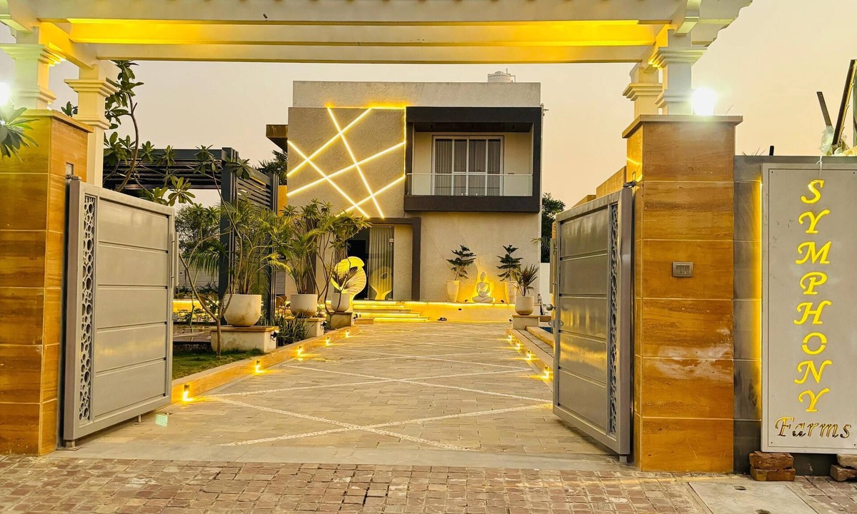 Jaipur House | Escape to the Rhythm of Serenity at Symphony Farms Jaipur.