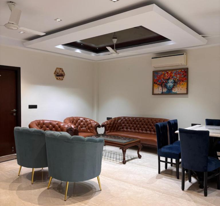 Saket Apartment | Fortune Home Service Apartment, 3BHK, J-130 Near Max Hospital