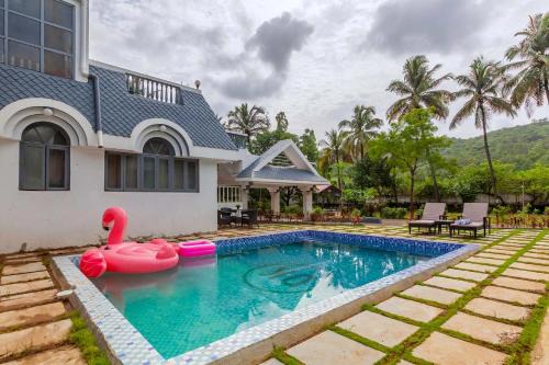 Vasai East Villa | Grey Mosaics by StayVista - Mountain-view villa in Vasai with Pool, Spacious lawn & Terrace
