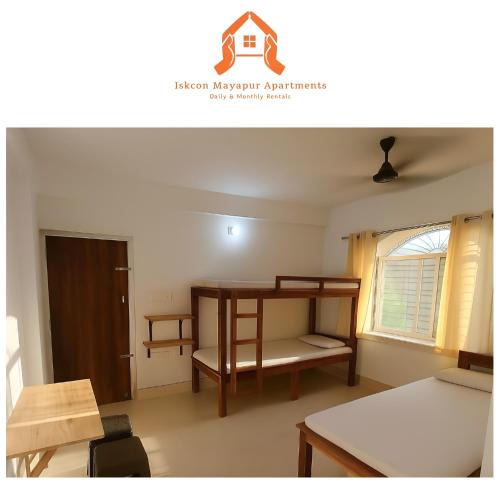 Krishnanagar Apartment | ISKCON Mayapur Apartment - Daily & Monthly Rental - Prime Location Serviced Apartment - 5 MIN FROM MAIN ISKCON TEMPLE