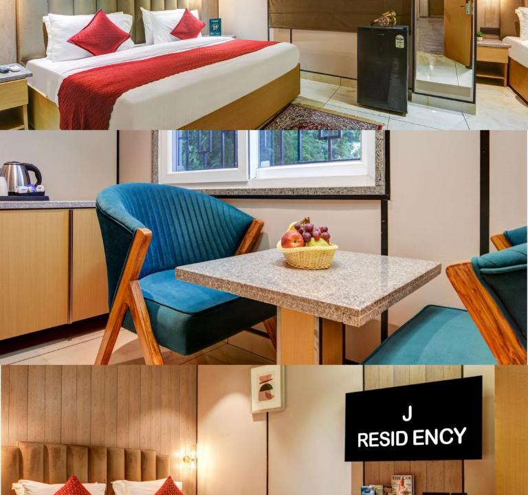 Jangpura Hotel | J Residency with Free Pickup from Nizamudin Railway Station 12 PM TO 6 PM