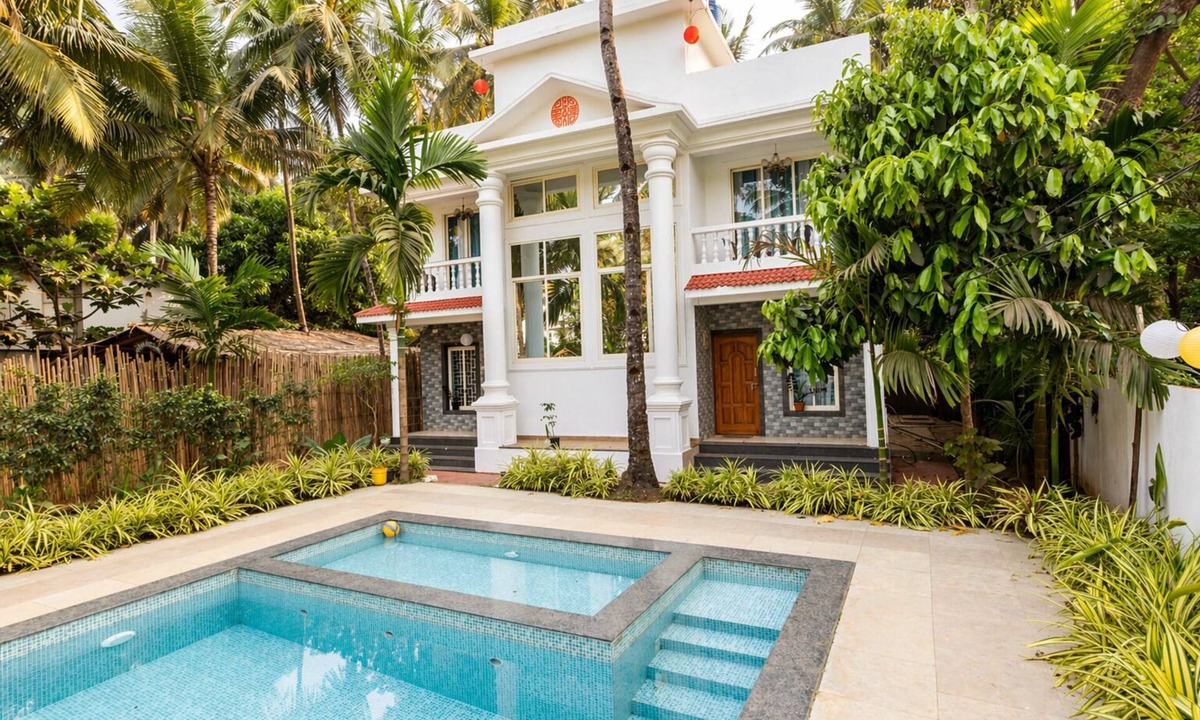Morjim Villa | Nature's Inn 4BHK Private Pool Villa in Morjim, Goa