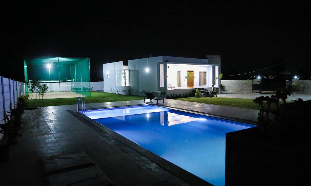 Batasingaram House | Neo Farm House with Pool, Beach Volley Ball & 5Beds(A/C)