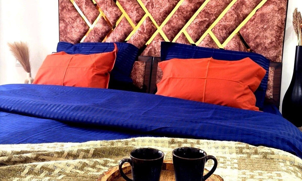 Haridwar Apartment | Palm & Pampas Ganga View 2BHK Near Ghat Couple/Family and Pet friendly