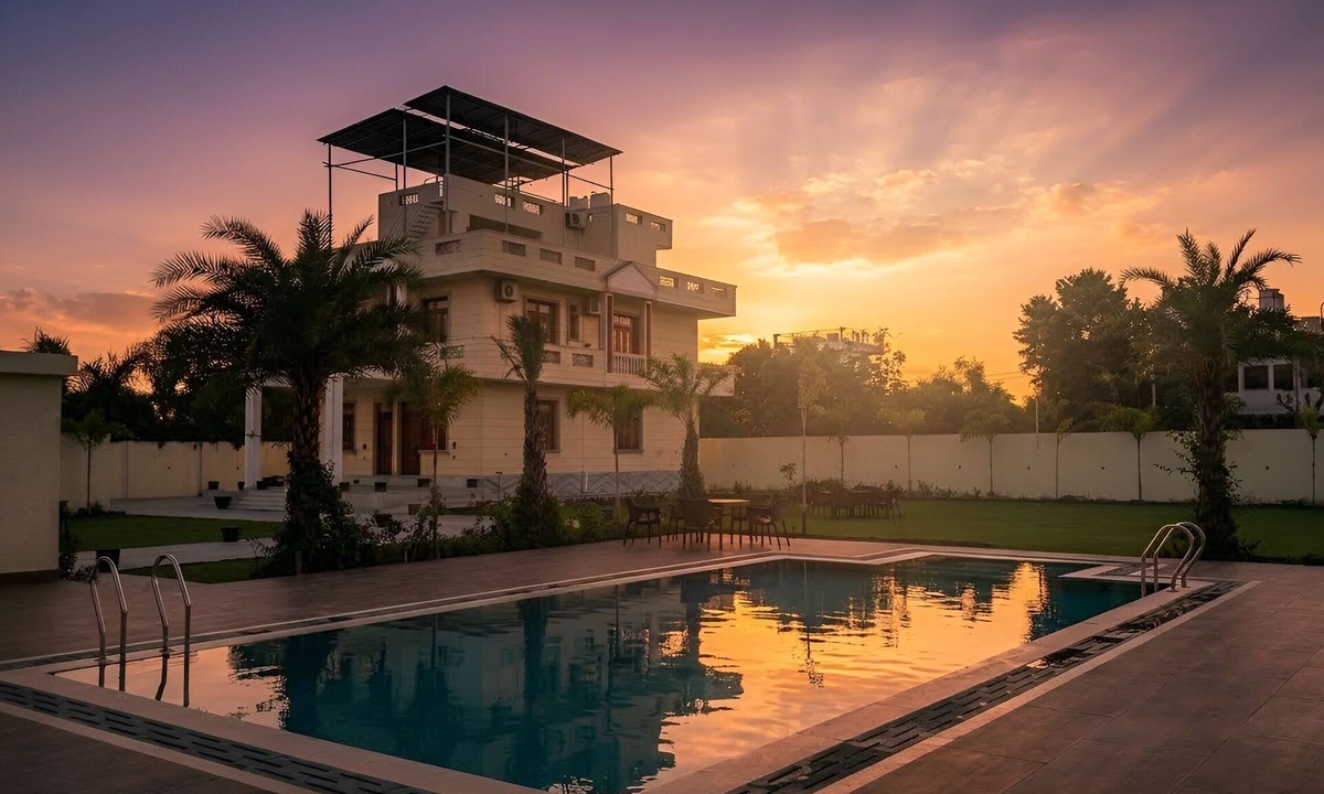 Jaipur Villa | Perfect 6-bedroom villa with swimming pool in beautiful Jaipur for your getaway