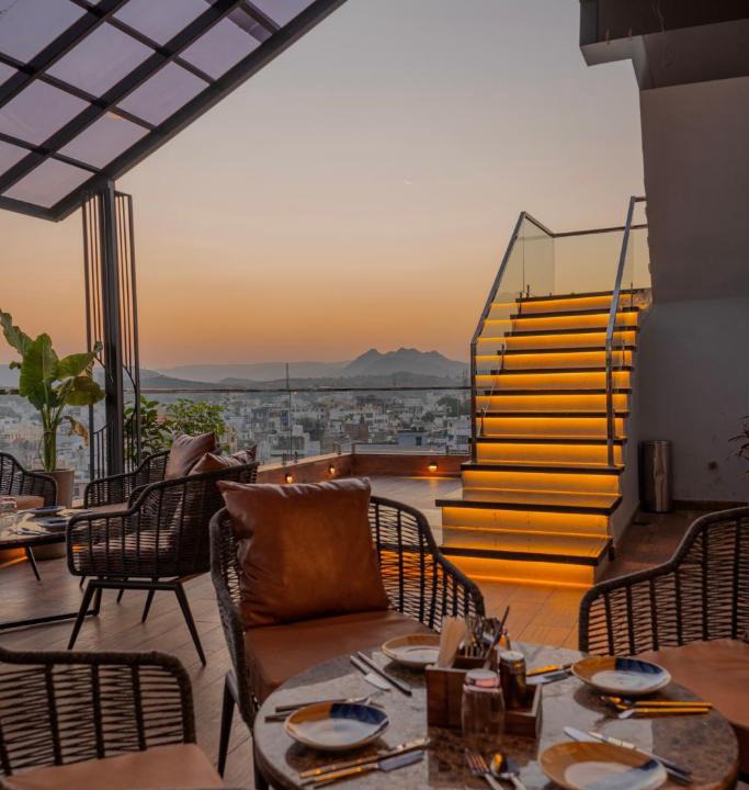 Shavri Colony Hotel | PINNACLE Udaipur - Boutique Rooftop Pool Hotel, Near the Lakes