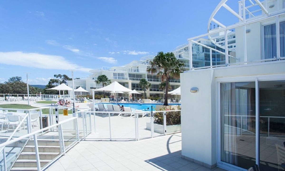 Ettalong Beach Apartment | Poolside Beach Front & Ocean Views Ettalong Beach Resort Central Coast NSW
