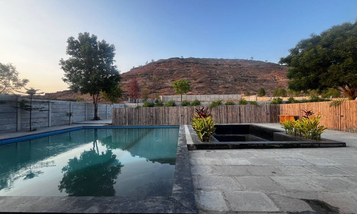 Daulatabad Other | Retreat at 3BHK Pool farmhouse near Ghrishneshwar Temple/Ajanta Ellora with AC