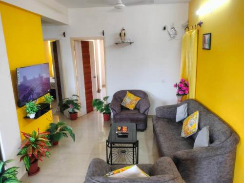 Benaulim Apartment | Saffron Modern 2 BHK ac villa