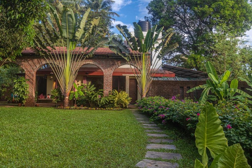 Khalapur Villa | SaffronStays Ambe Moha - 2BHK Veg Villa with Pool, Gazebo, Library & Mango Groves in Karjat