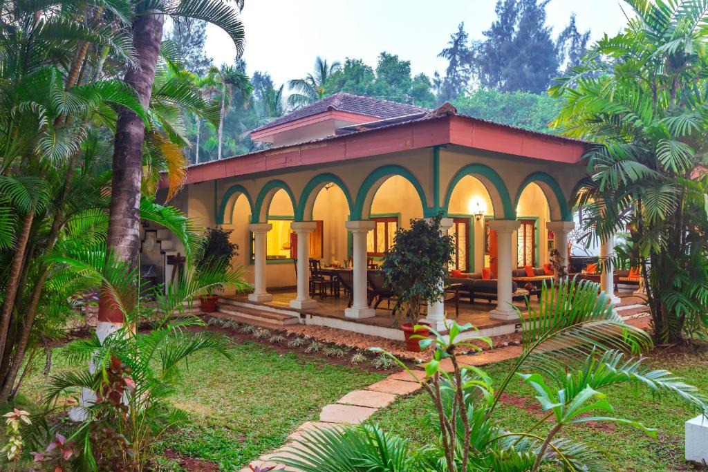 Nagaon Villa | SaffronStays Aquamarina - 3BR Mediterranean style beachfront villa with pool, lawns & seafood dining near Nagaon Beach