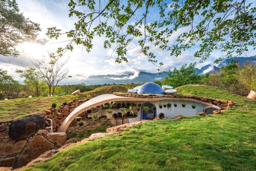 Murbad Villa | SaffronStays AsanjA Titaly - 2BR earth-sheltered pool villa with rooftop garden, Sahyadri hill views near Mumbai