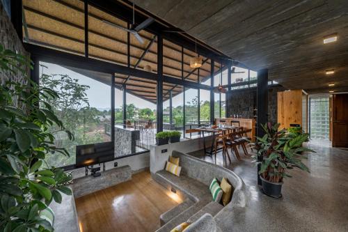 Nashik Villa | SaffronStays Black Rock - 3BR pet-friendly eco-luxe villa with pool, game room & sunrise deck in Nashik
