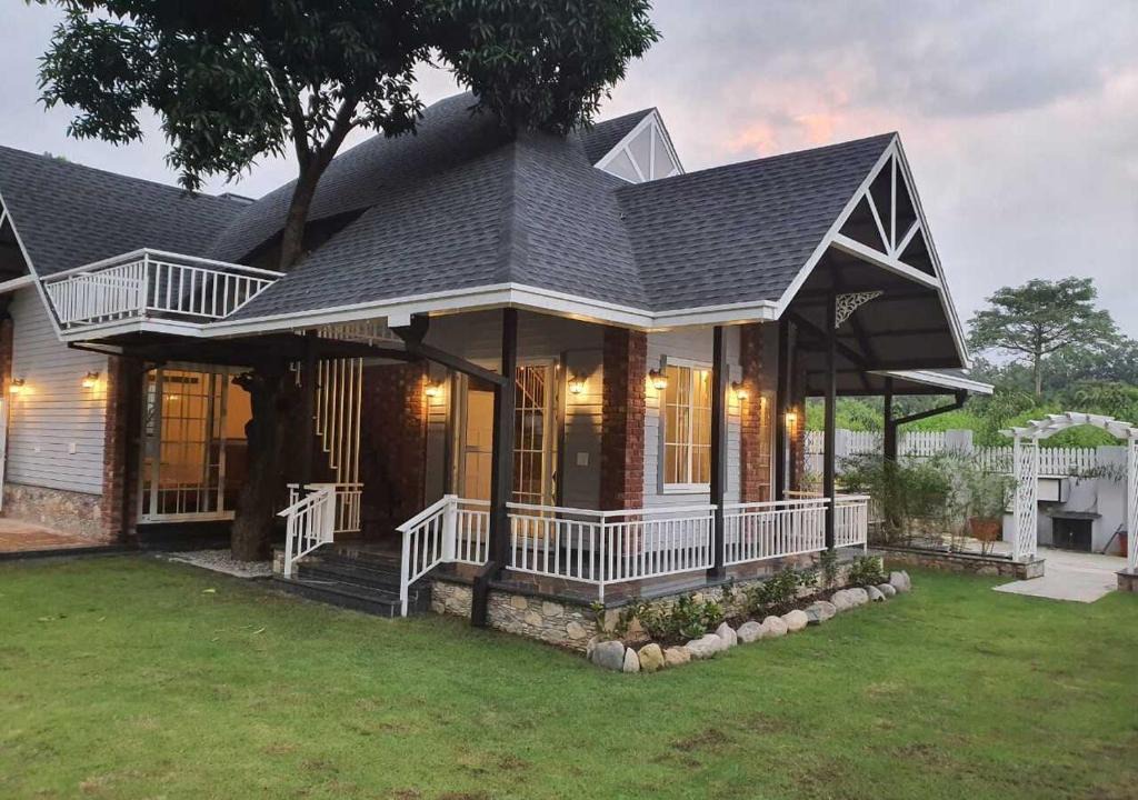 Bullawala Villa | SaffronStays Doon Hideout, Dehradun - luxury villa with plunge pool, lawn and barbeque