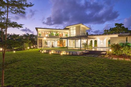 Alibaug Villa | SaffronStays Elysian Retreat - 5BHK Luxury Villa in Alibaug with Pool, Jacuzzi, Lawn & Bonfire