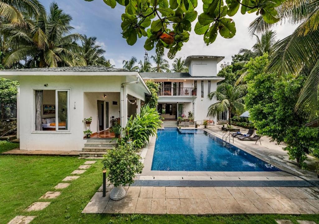 Shribag No.2 Villa | SaffronStays Osaree - 5BR pet-friendly villa near Kihim Beach with a pool and terrace