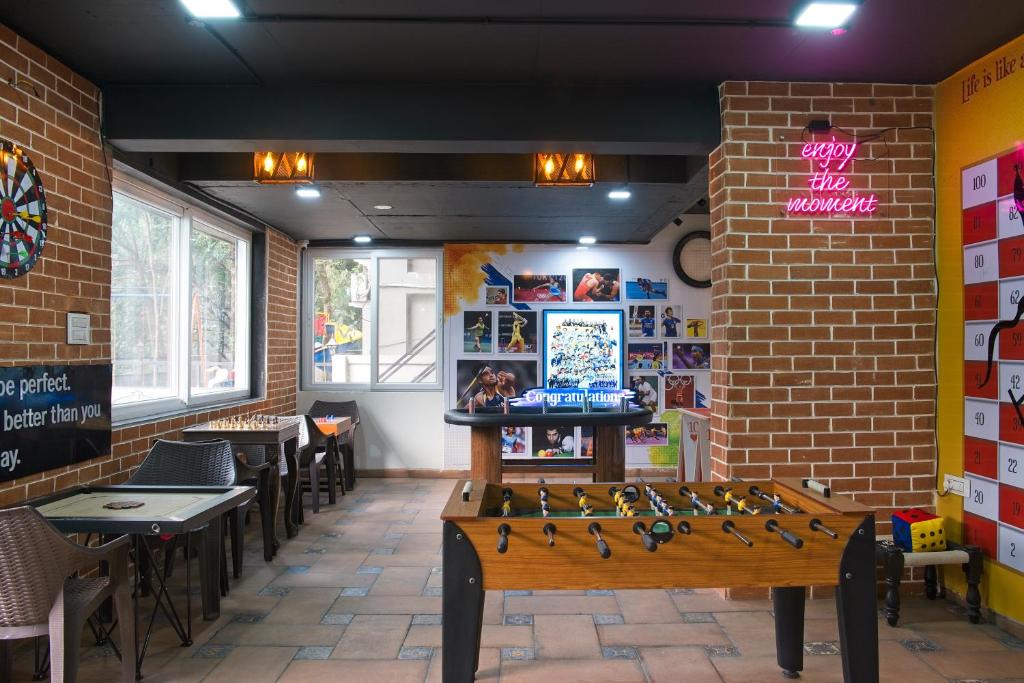 Lonavala Villa | SaffronStays The Fusion, Lonavala - pool villa with hip interiors and indoor games