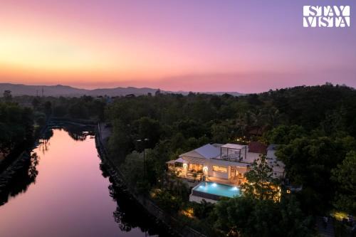 Pali Villa | StayVista at Stories by the River with Pool & Bar