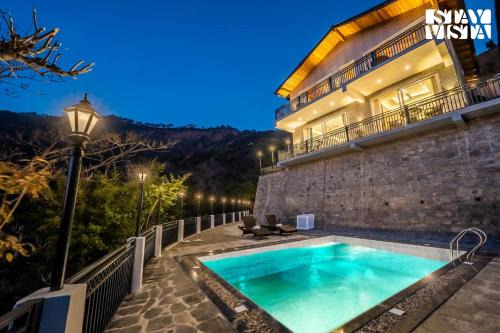 Naina Range Villa | StayVista at Sunset Springs with Swimming Pool