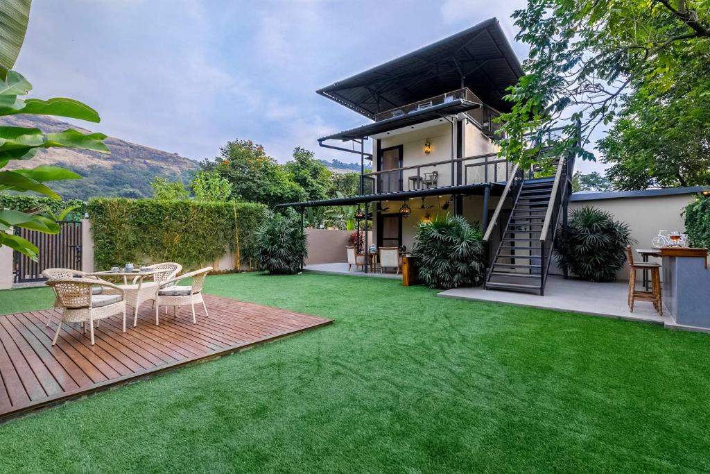 Kune Village Villa | StayVista's The Annex - Cozy Retreat with Inviting Rooms and a Private Plunge Pool