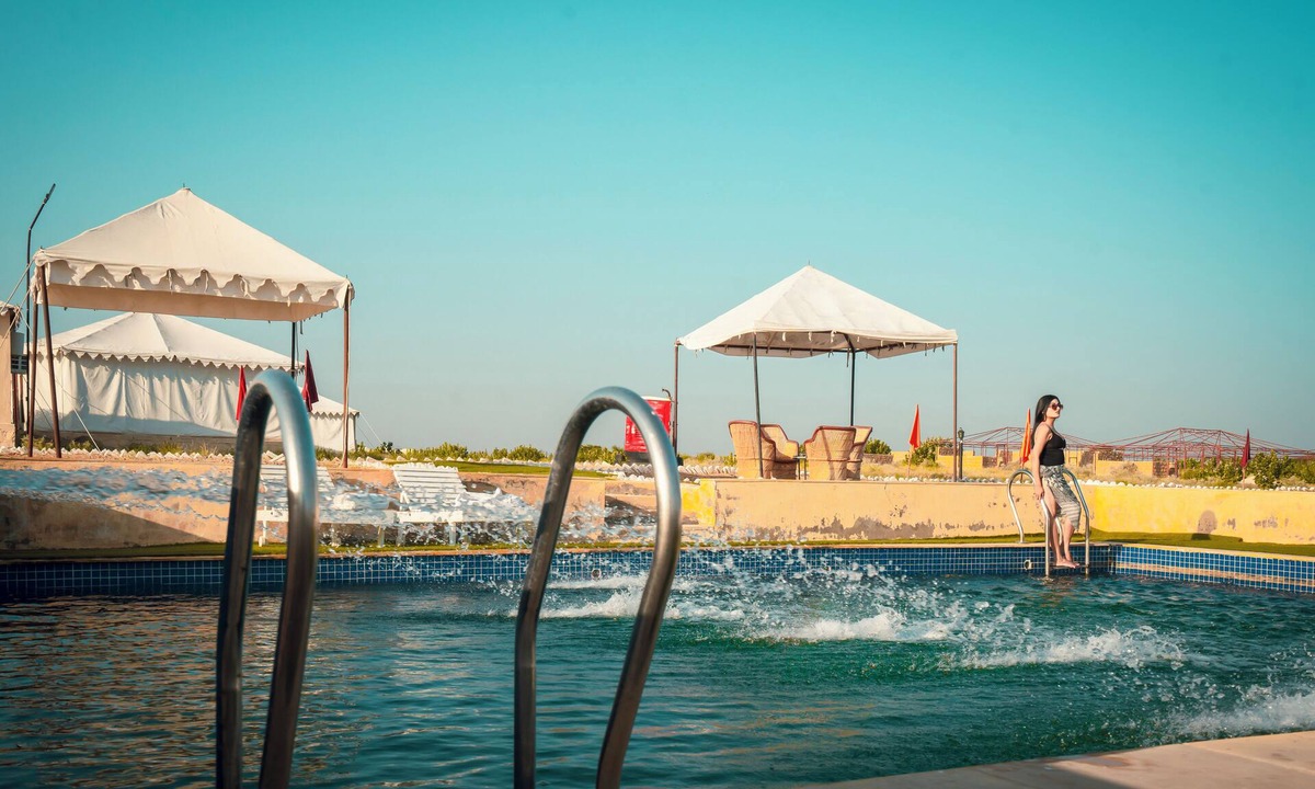 Sam RV Rental | Surya-Ansh Desert Wellness Resort - Campsite