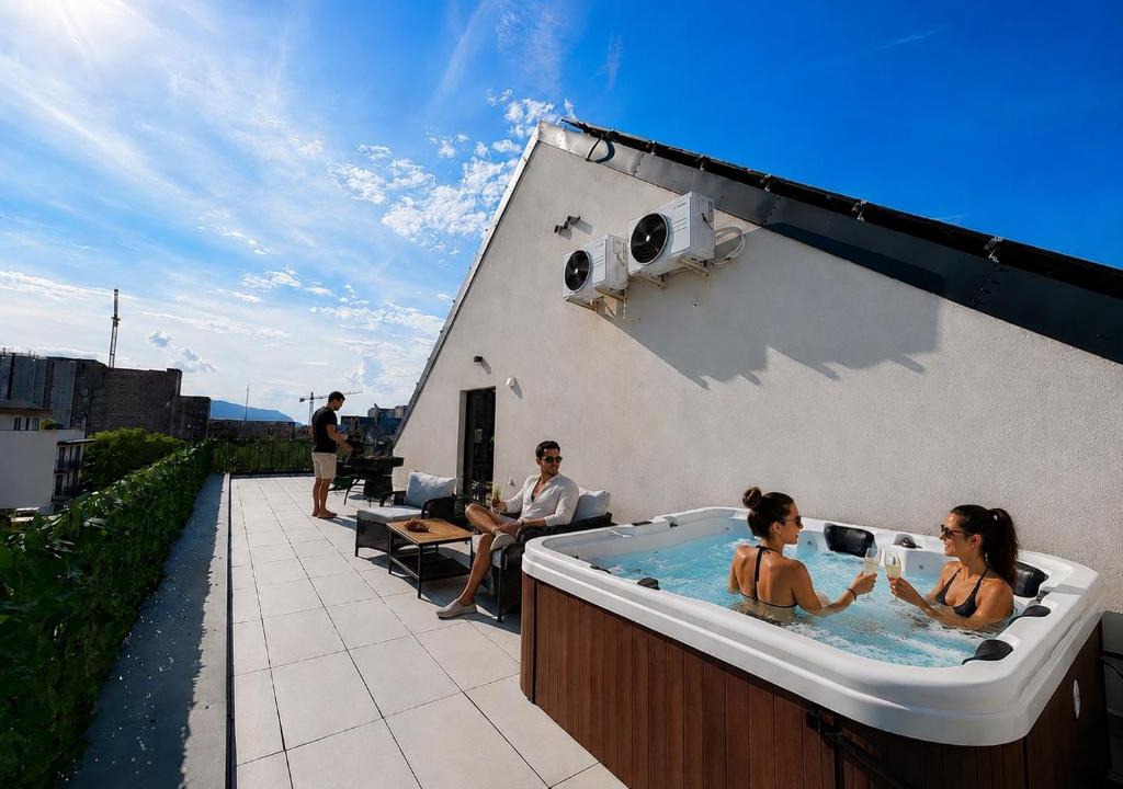 Tractorul Apartment | Tâmpa View Luxury Jacuzzi Apartment