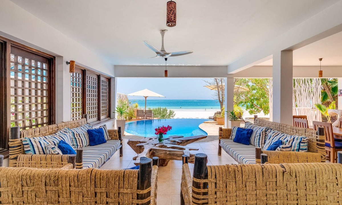 Diani Beach Apartment | Tequila Sunrise Pool Cabana - Diani Beach