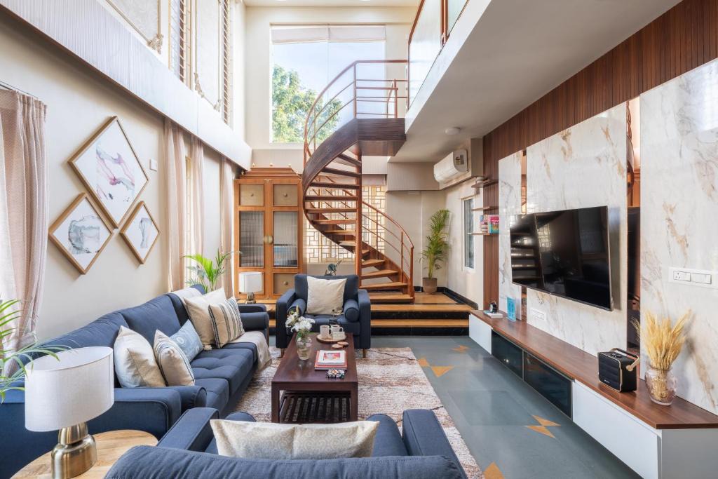 Koramangala 4th Block Apartment | The Koramangala Nook by The Blue Kite - 1, 2 & 3 BHK Serviced Apartments in Koramangala 4th Block near Cafes & Work Hubs